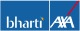Bharti AXA logo in blue and red representing the insurance joint venture